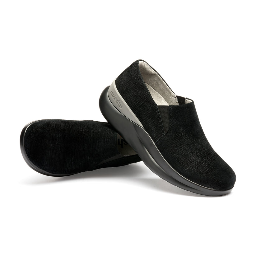 mȯshn Verve Black Suede Clog